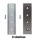 Kit 4 Lâminas c/Contra Lâmina p/Biotriturador Donker´s BT42S/BT42RS  - Kit 4 Lâminas c/Contra Lâmina p/Biotriturador Donker´s BT42S/BT42RS 